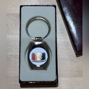 University of Miami Logo Keychain